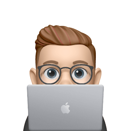 Person behind a laptop
